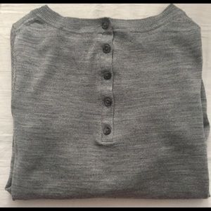 Buttoned back sweater